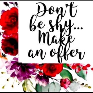 Go ahead, make an offer!